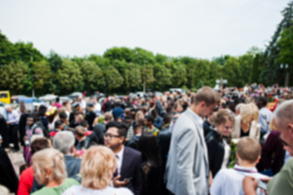 stampede and crowded gatherings